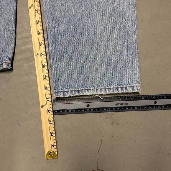 Vintage 80s Levi's 505 made in USA light wash jeans - Picture 7 of 7